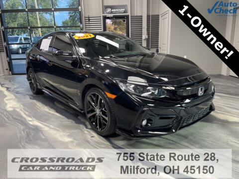 2021 Honda Civic for sale at Crossroads Car & Truck in Milford OH