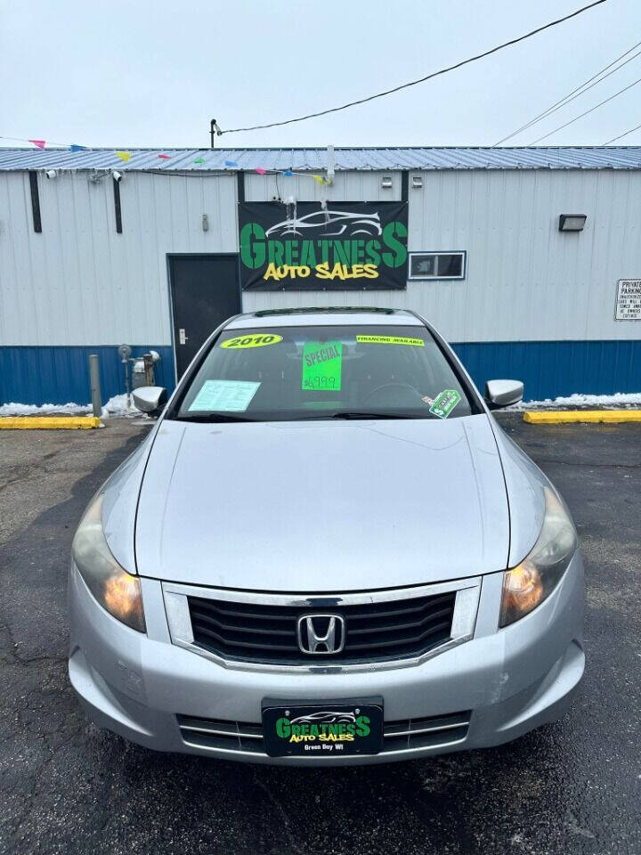 2010 Honda Accord for sale at GREATNESS AUTO SALES in Green Bay, WI