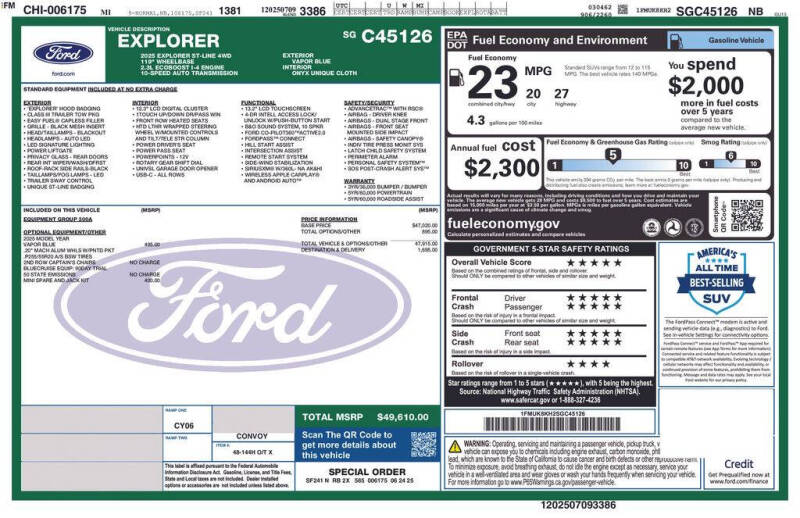 2025 Ford Explorer ST-Line