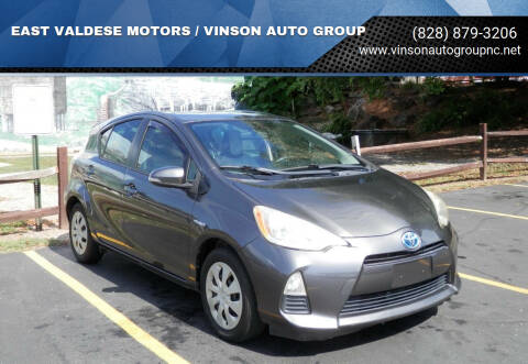 2012 Toyota Prius c for sale at EAST VALDESE MOTORS / VINSON AUTO GROUP in Valdese NC