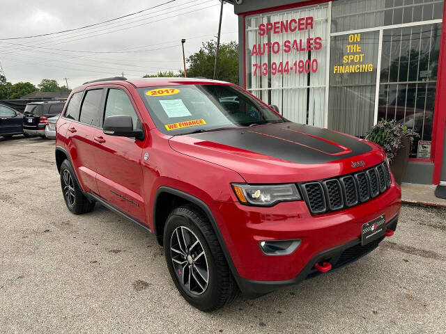 2017 Jeep Grand Cherokee for sale at SPENCER AUTO SALES in South Houston, TX