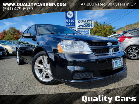2012 Dodge Avenger for sale at Quality Cars in Grants Pass OR