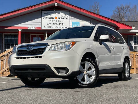 2016 Subaru Forester for sale at Peach State Motors Inc in Acworth GA