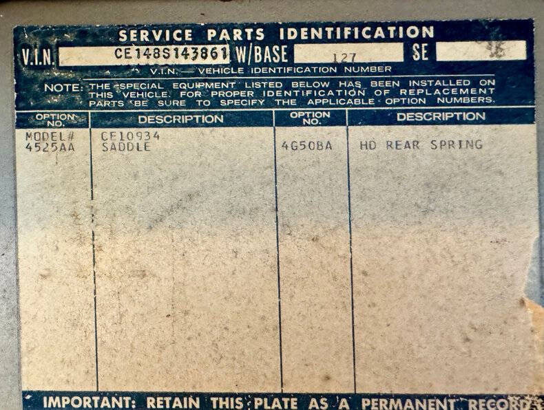 1968 Chevrolet C/K 10 Series