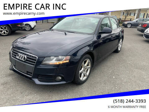 2009 Audi A4 for sale at EMPIRE CAR INC in Troy NY
