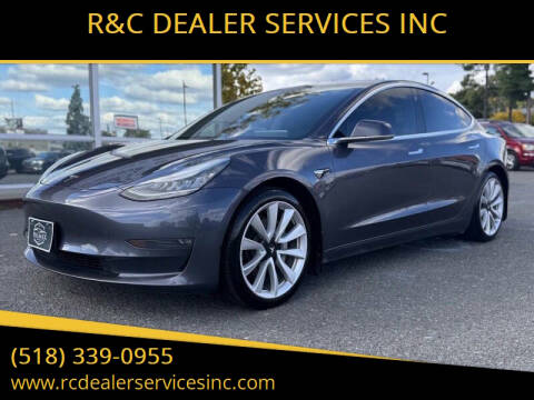 2018 Tesla Model 3 for sale at R&C DEALER SERVICES INC in Cohoes NY