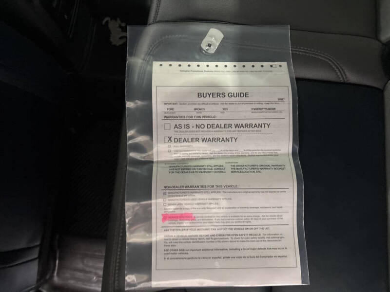 2023 Ford Bronco Big Bend Advanced