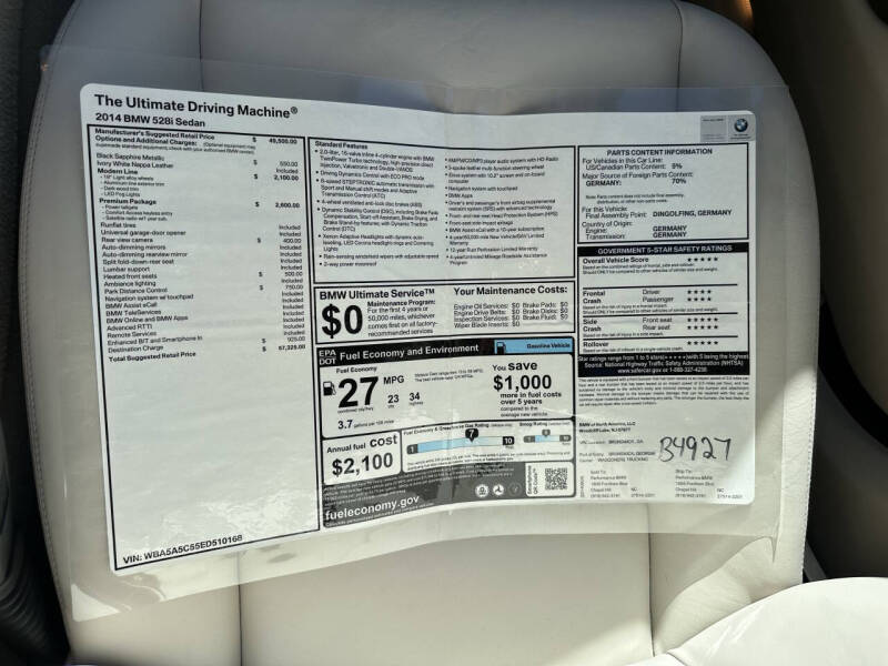 2014 BMW 5 Series 528i