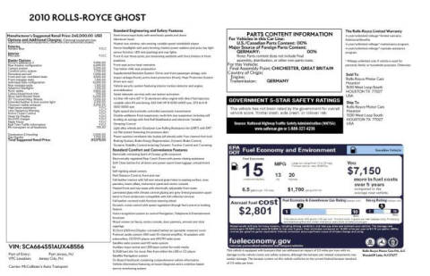 2010 Rolls-Royce Ghost