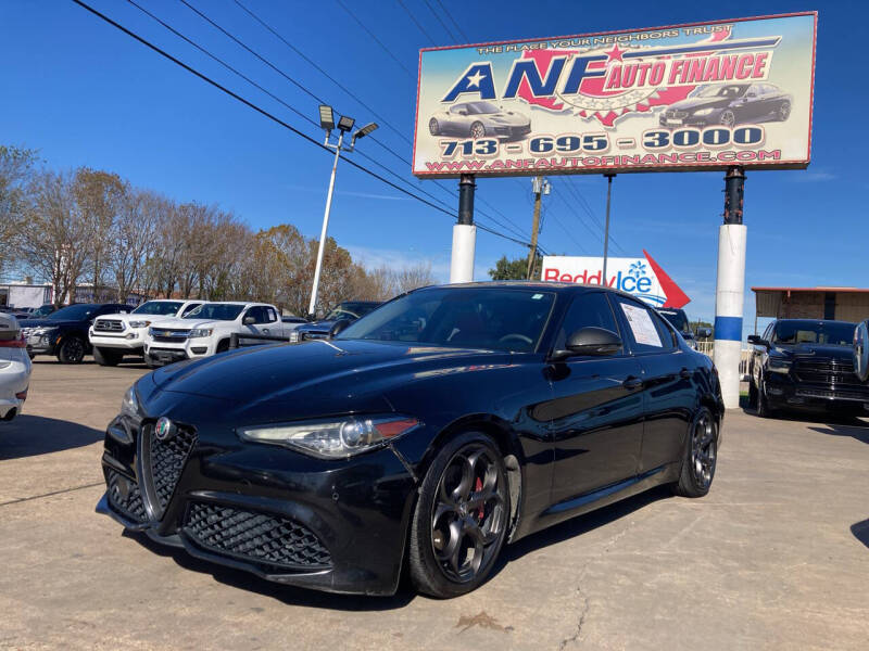 2018 Alfa Romeo Giulia for sale at ANF AUTO FINANCE in Houston TX