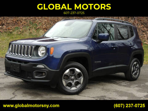 2016 Jeep Renegade for sale at GLOBAL MOTORS in Binghamton NY