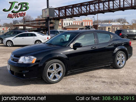 2014 Dodge Avenger for sale at J & B Motors in Wood River NE