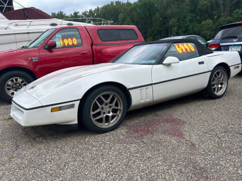 1987 Chevrolet Corvette for sale at Triple R Sales in Lake City MN