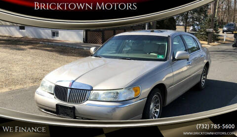 2002 Lincoln Town Car for sale at Bricktown Motors in Brick NJ