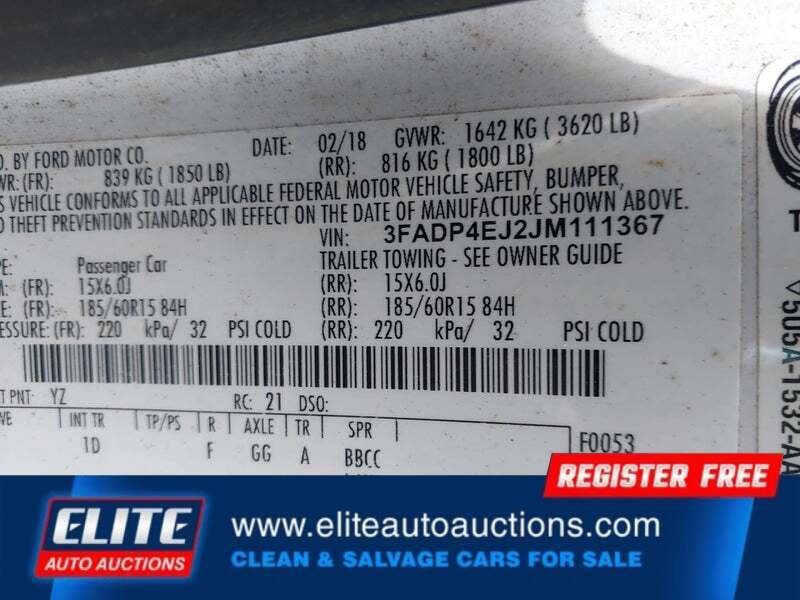2018 Ford Fiesta SE