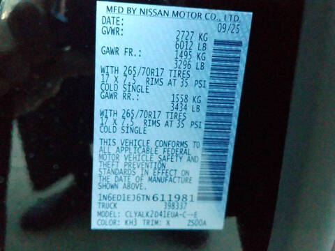 2026 Nissan Frontier PRO-X