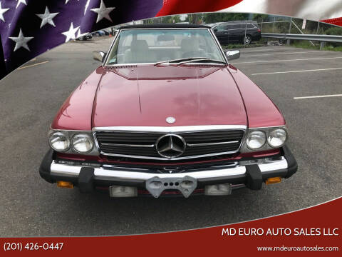 1989 Mercedes-Benz 560-Class for sale at MD Euro Auto Sales LLC in Hasbrouck Heights NJ