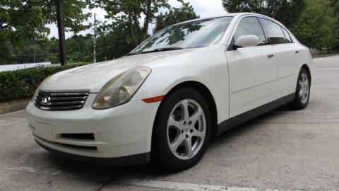 2003 Infiniti G35 for sale at NORCROSS MOTORSPORTS in Norcross GA