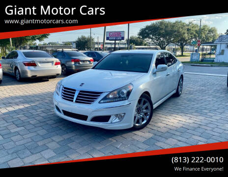 2012 Hyundai Equus for sale at Giant Motor Cars in Tampa FL
