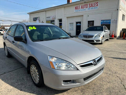 2006 Honda Accord for sale at Nile Auto Sales in Greensboro NC