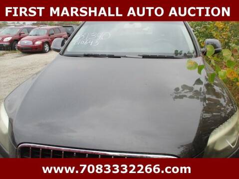 2011 Audi Q7 for sale at First Marshall Auto Auction in Harvey IL