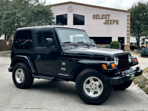 2004 Jeep Wrangler for sale at SELECT JEEPS INC in League City TX