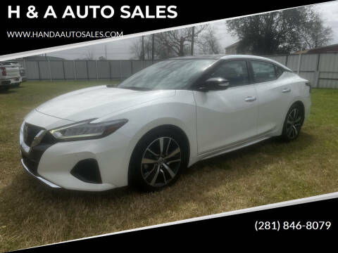 2020 Nissan Maxima for sale at H & A AUTO SALES in Houston TX