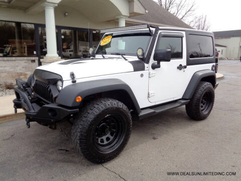 2013 Jeep Wrangler for sale at DEALS UNLIMITED INC in Portage MI