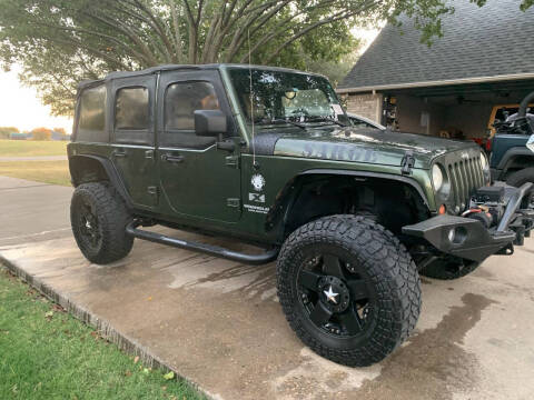 2008 Jeep Wrangler Unlimited for sale at Texas Vehicle Brokers LLC - Jeeps in Sherman TX