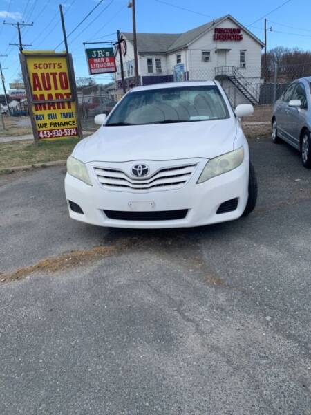 2010 Toyota Camry for sale at Scott's Auto Mart in Dundalk MD