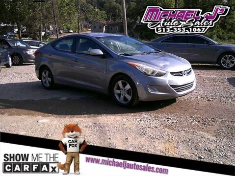 2013 Hyundai Elantra for sale at MICHAEL J'S AUTO SALES in Cleves OH