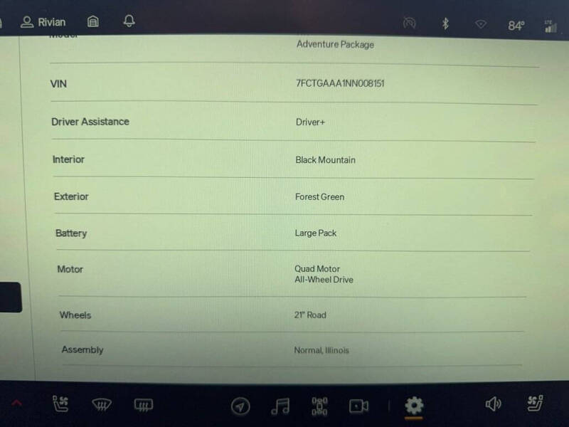 2022 Rivian R1T Adventure