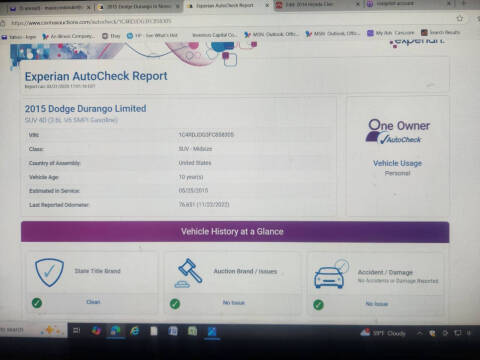 2015 Dodge Durango Limited