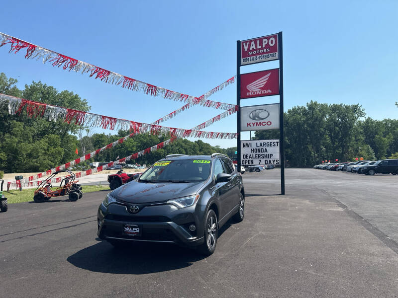 Used 2017 Toyota RAV4 XLE with VIN JTMRFREV6HD205132 for sale in Valparaiso, IN