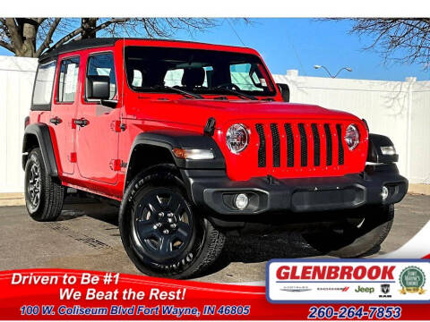 2021 Jeep Wrangler Unlimited for sale at Glenbrook Dodge Chrysler Jeep Ram and Fiat in Fort Wayne IN