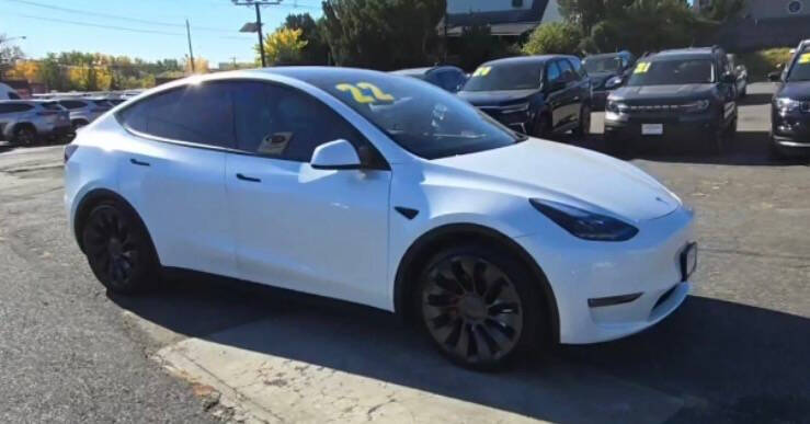 2022 Tesla Model Y for sale at Trading Solutions LLC in Buford, GA