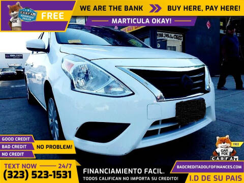 2015 Nissan Versa for sale at Adolfo Finances in Los Angeles CA