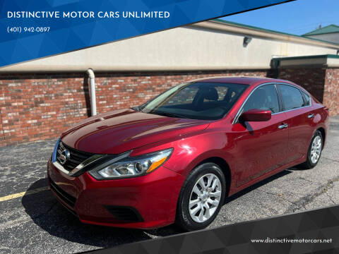 2016 Nissan Altima for sale at DISTINCTIVE MOTOR CARS UNLIMITED in Johnston RI