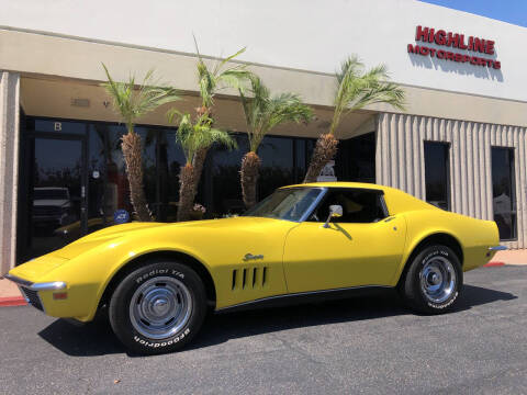 1969 Chevrolet Corvette for sale at HIGH-LINE MOTOR SPORTS in Brea CA