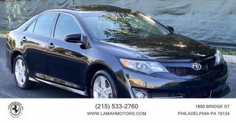 2012 Toyota Camry for sale at LAMAH MOTORS INC in Philadelphia PA
