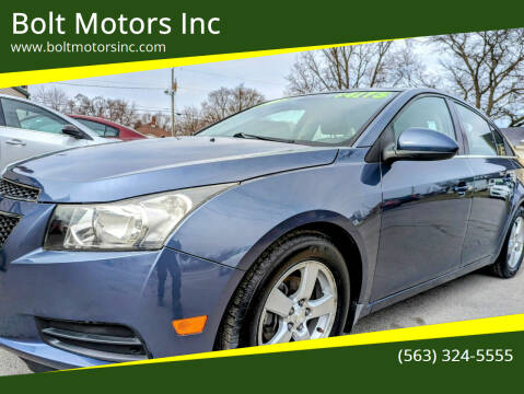 2013 Chevrolet Cruze for sale at Bolt Motors Inc in Davenport IA