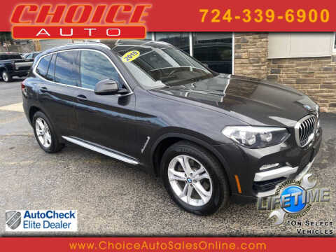 2019 BMW X3 for sale at CHOICE AUTO SALES in Murrysville PA