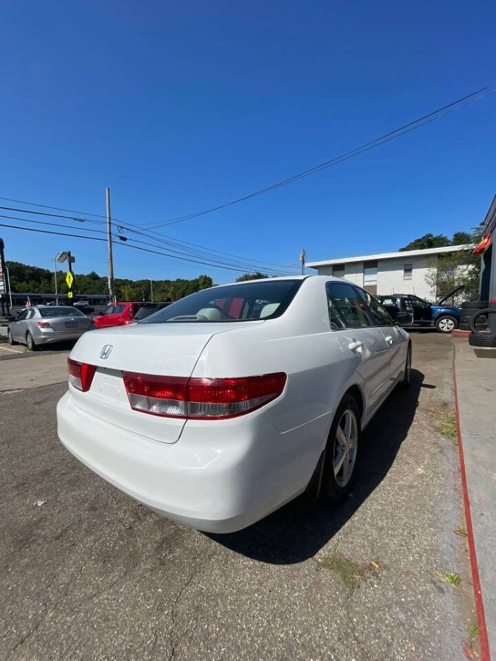 2003 Honda Accord for sale at Etla Auto Sales in Indian Orchard, MA