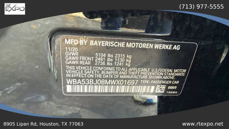 2021 BMW 5 Series 540i