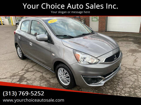 2020 Mitsubishi Mirage for sale at Your Choice Auto Sales Inc. in Dearborn MI