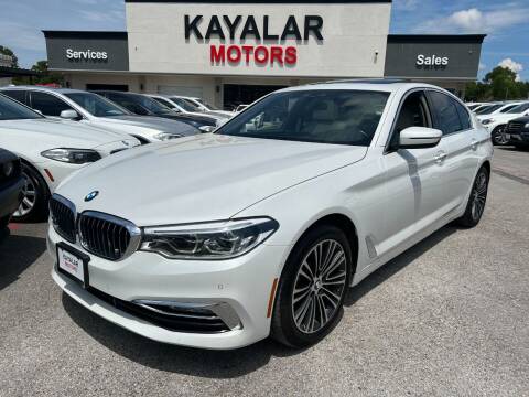 2017 BMW 5 Series for sale at KAYALAR MOTORS SUPPORT CENTER in Houston TX