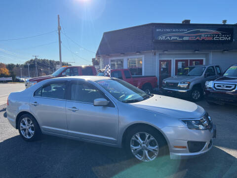 2012 Ford Fusion for sale at Maple Street Auto Center in Marlborough MA