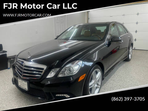 2011 Mercedes-Benz E-Class for sale at FJR Motor Car LLC in Mine Hill NJ