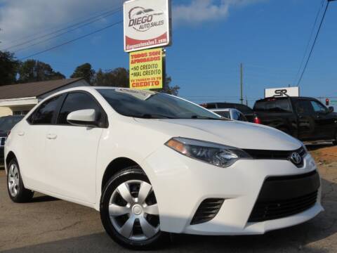 2014 Toyota Corolla for sale at Diego Auto Sales #1 in Gainesville GA