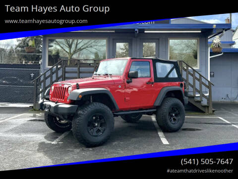 2014 Jeep Wrangler for sale at Team Hayes Auto Group in Eugene OR